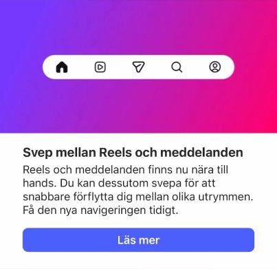 Instruktoner från Instagram 